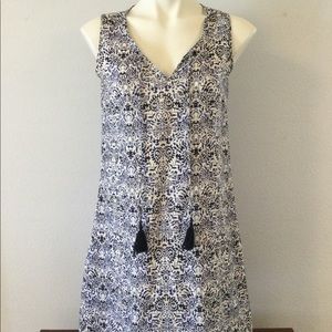 St. Tropez West Linen 100% Linen Tank Dress